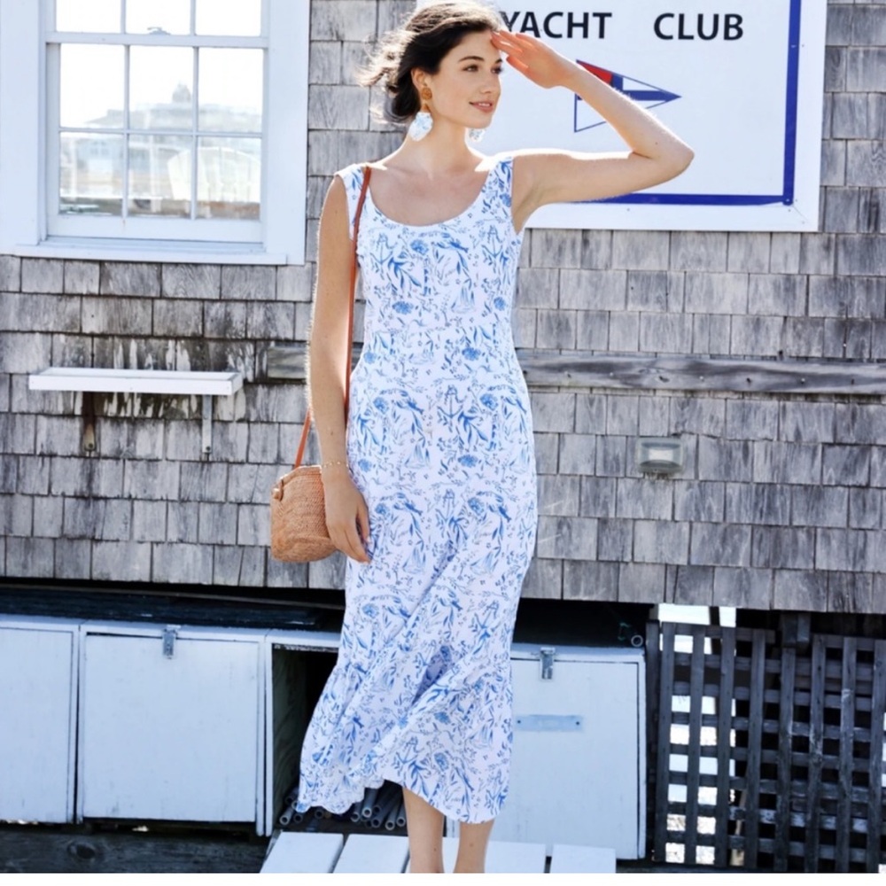 Kiel James Patrick
Blue and White Nautical Dress